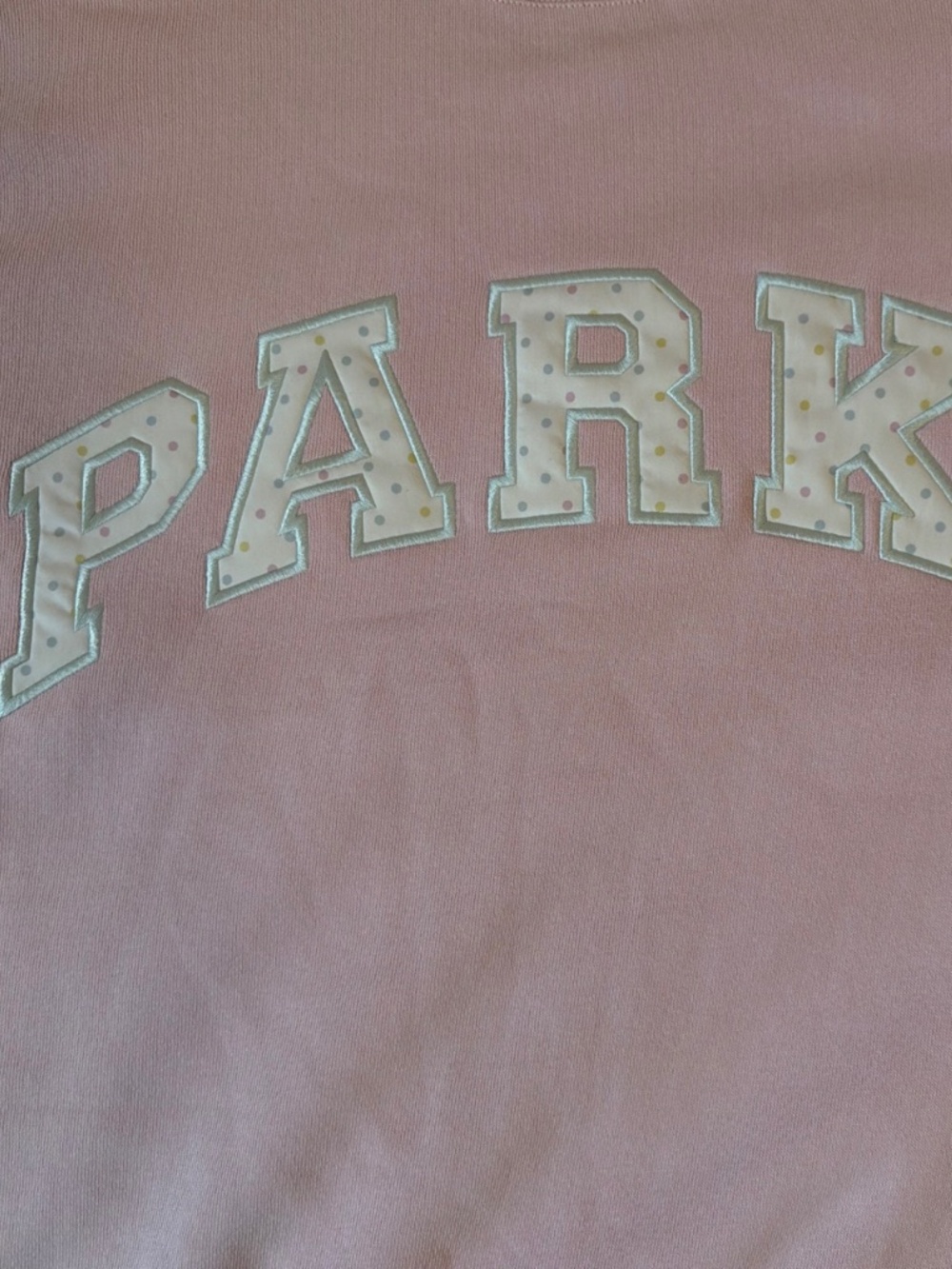 •parke birthday cake sprinkle mockneck from 2026 parke birthday drop!!